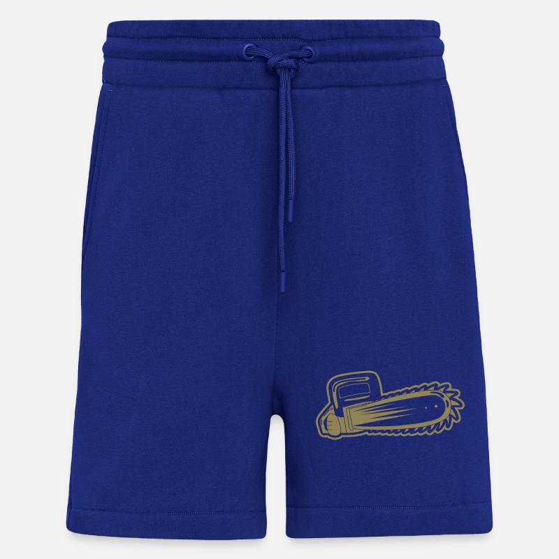 Tronçonneuse Tronçonneuse Pocket Design - Short bio décontracté fabriqué en UE - Iconic Blue