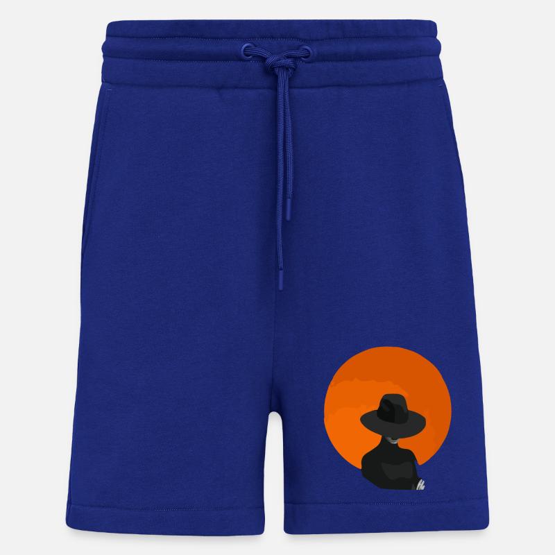 Frau mit Hut - Shorts - made by SPREAD - Iconic Blue