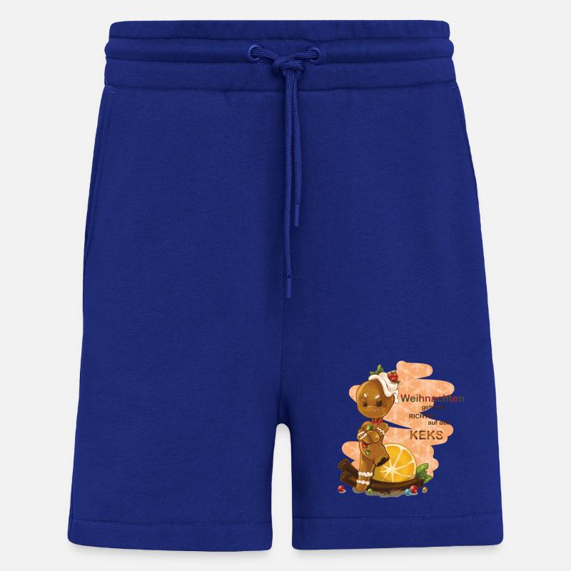 Lebkuchenmann Weihnachten - Shorts - made by SPREAD - Iconic Blue