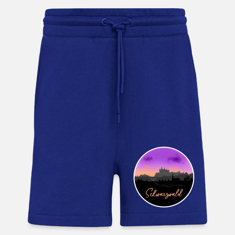 Black Forest Fine Skyline - Shorts - made by SPREAD - Iconic Blue