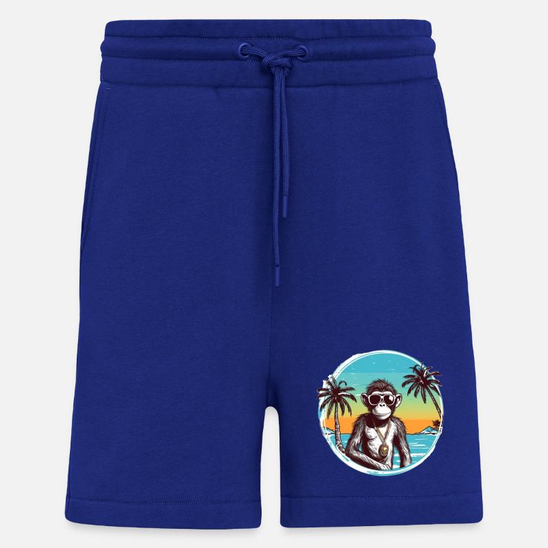 Cool Affe*Sommer Strand Design - Shorts - made by SPREAD - Iconic Blue