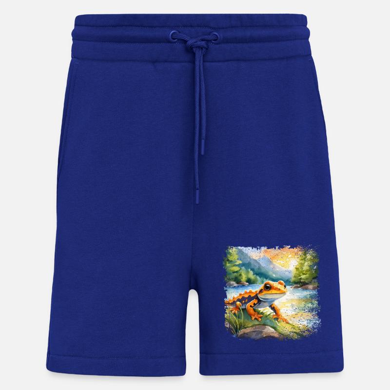 Niedlicher junger Feuersalamander - Shorts - made by SPREAD - Iconic Blue