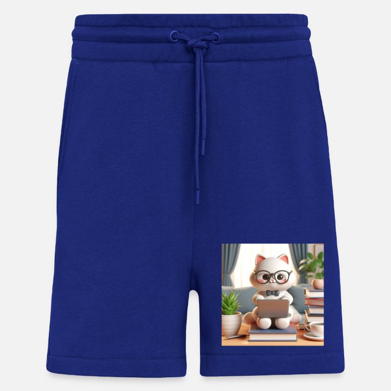 3D-Computer-Katze - Shorts - made by SPREAD - Iconic Blue