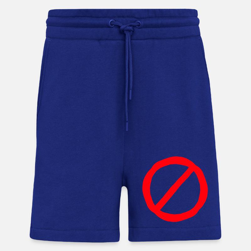 Verbotsschild comic style - Shorts - made by SPREAD - Iconic Blue