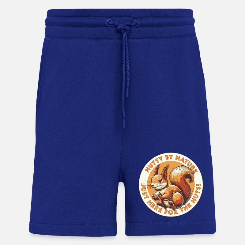 Noisette par nature - Short bio décontracté fabriqué en UE - Iconic Blue