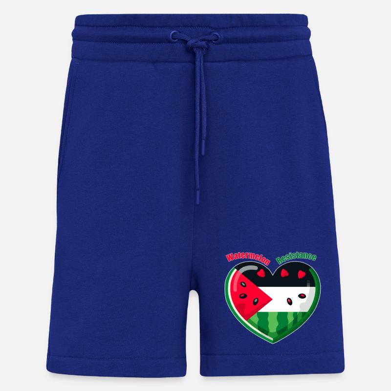Résistance à la pastèque - Short bio décontracté fabriqué en UE - Iconic Blue