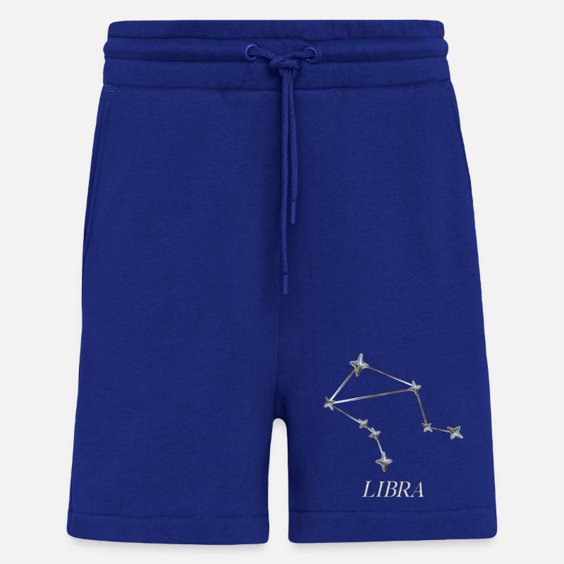 Libra Constellation – Silver Minimal Constellation - Shorts - made by SPREAD - Iconic Blue