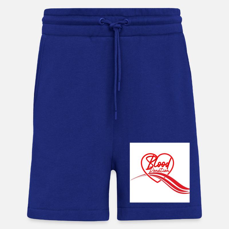 Herz-Logo der Blutspende - Shorts - made by SPREAD - Iconic Blue