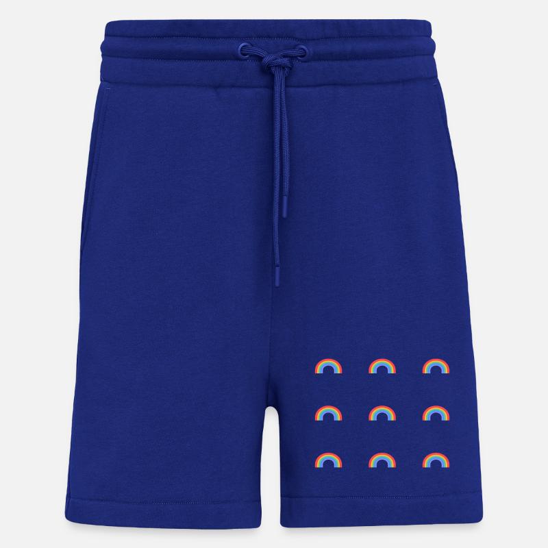 Rainbow Pattern - Shorts - made by SPREAD - Iconic Blue