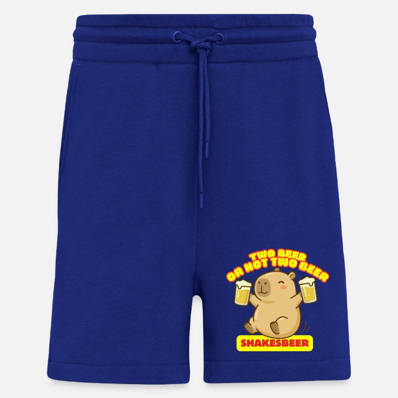 Zwei Bier oder nicht zwei Bier – Shakesbeer – Capybara - Shorts - made by SPREAD - Iconic Blue