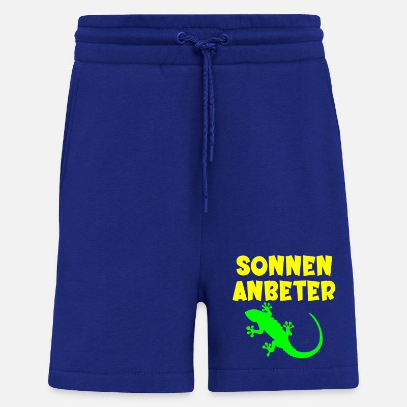 Sonnenanbeter Eidechse - Sommer Sonne - Shorts - made by SPREAD - Iconic Blue