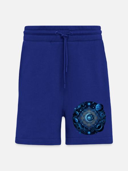 Space Planets Galaxies Stars Moons - Shorts - made by SPREAD - Iconic Blue