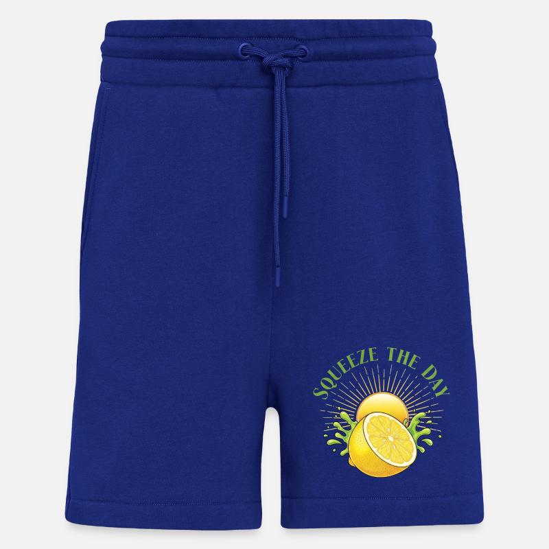 Squeeze the Day Zitronen-Splash - Shorts - made by SPREAD - Iconic Blue