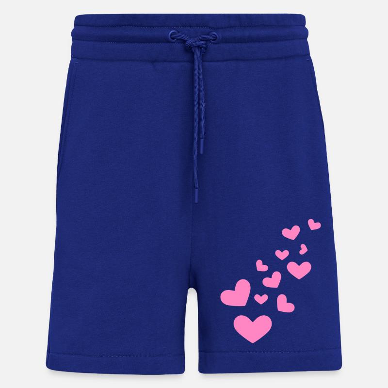Hearts heart pattern gift - Shorts - made by SPREAD - Iconic Blue