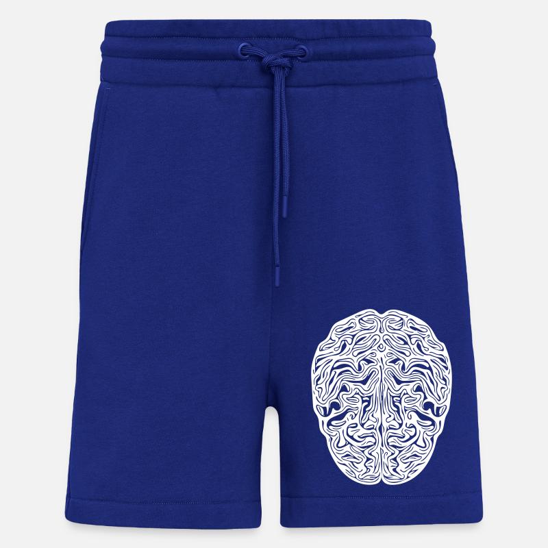 Gehirn - Anatomischer Vector - Shorts - made by SPREAD - Iconic Blue