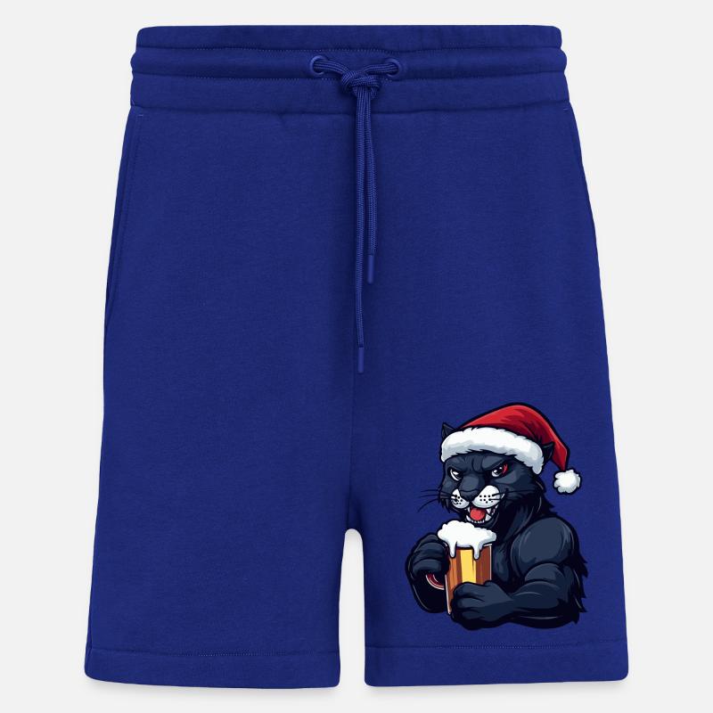 Bière de Noël Panther - Short bio décontracté fabriqué en UE - Iconic Blue