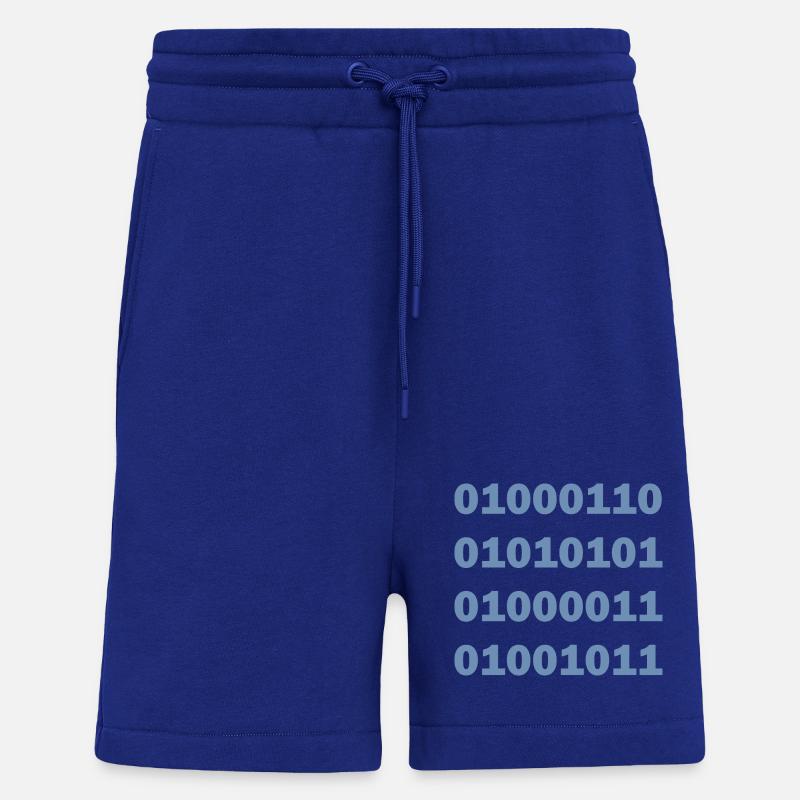 Binär Code Fuck - Shorts - made by SPREAD - Iconic Blue