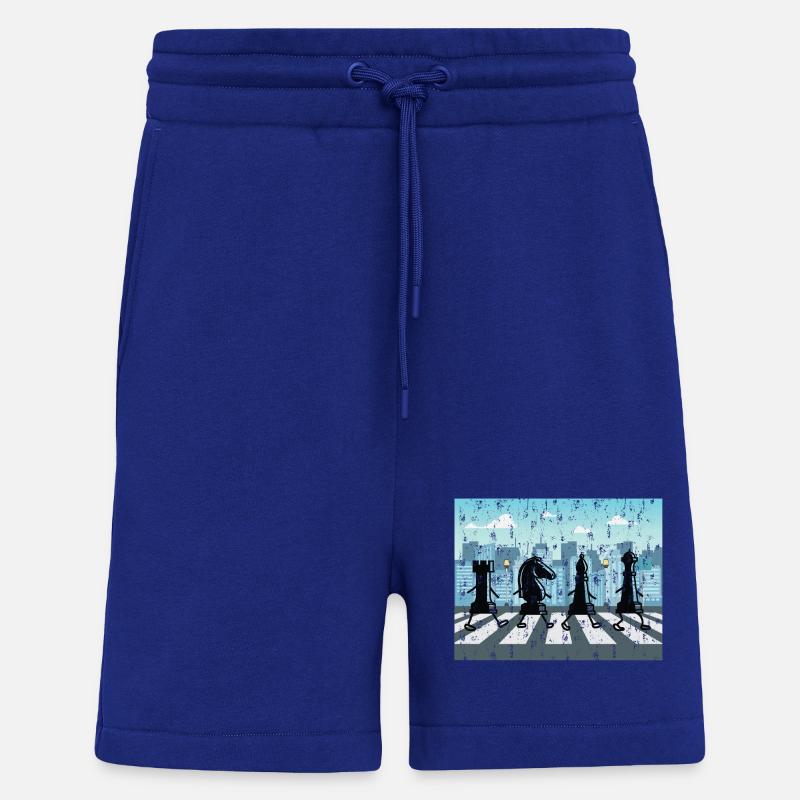 Échecs d’échecs - Short bio décontracté fabriqué en UE - Iconic Blue