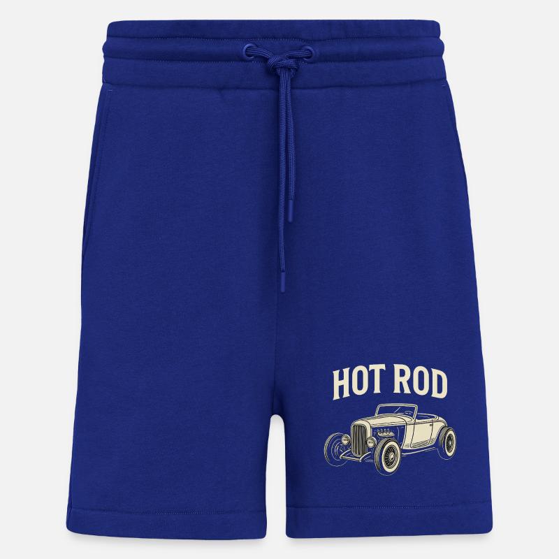 Hot Rod Classic Print - Shorts - made by SPREAD - Iconic Blue