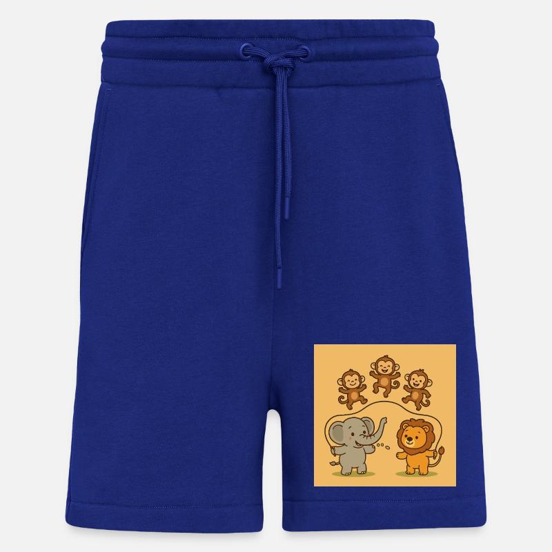 Fröhliche Dschungelfreunde - Shorts - made by SPREAD - Iconic Blue