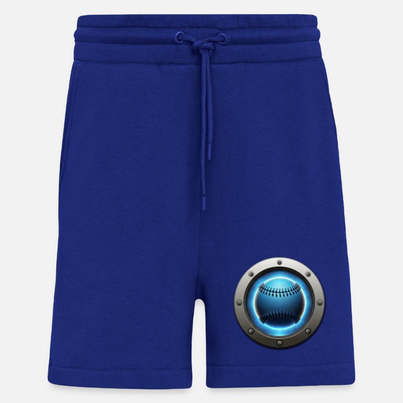 Futuristisch angetrieben durch Baseball-Emblem-Design - Shorts - made by SPREAD - Iconic Blue