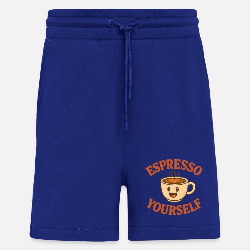 Espresso vous-même - Short bio décontracté fabriqué en UE - Iconic Blue