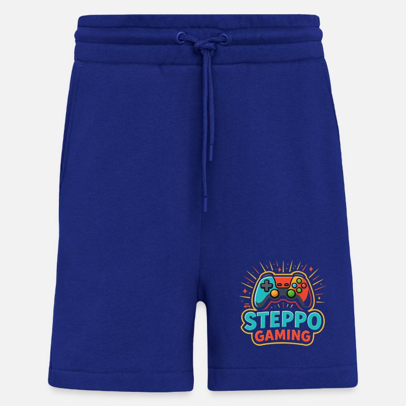 Steppo Gaming Controller Logo - Shorts - made by SPREAD - Iconic Blue
