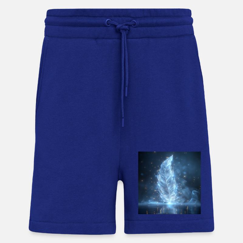 Ätherische Feder leuchtend – Symbol des Lichts - Shorts - made by SPREAD - Iconic Blue