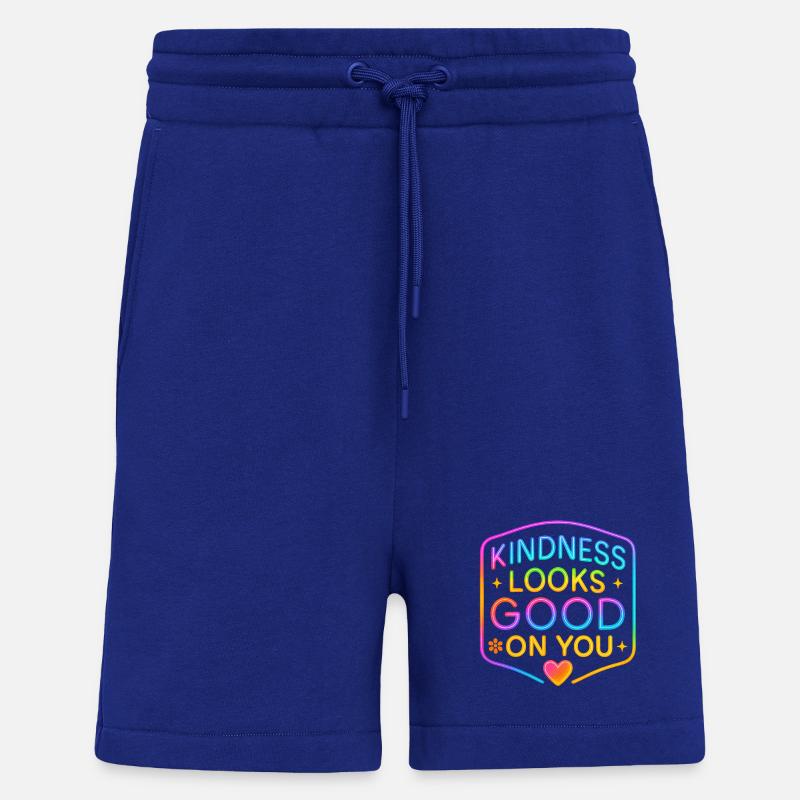 Kindness Neon steht dir gut - Shorts - made by SPREAD - Iconic Blue