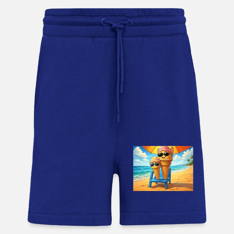 Eiscreme im Sommer - Shorts - made by SPREAD - Iconic Blue