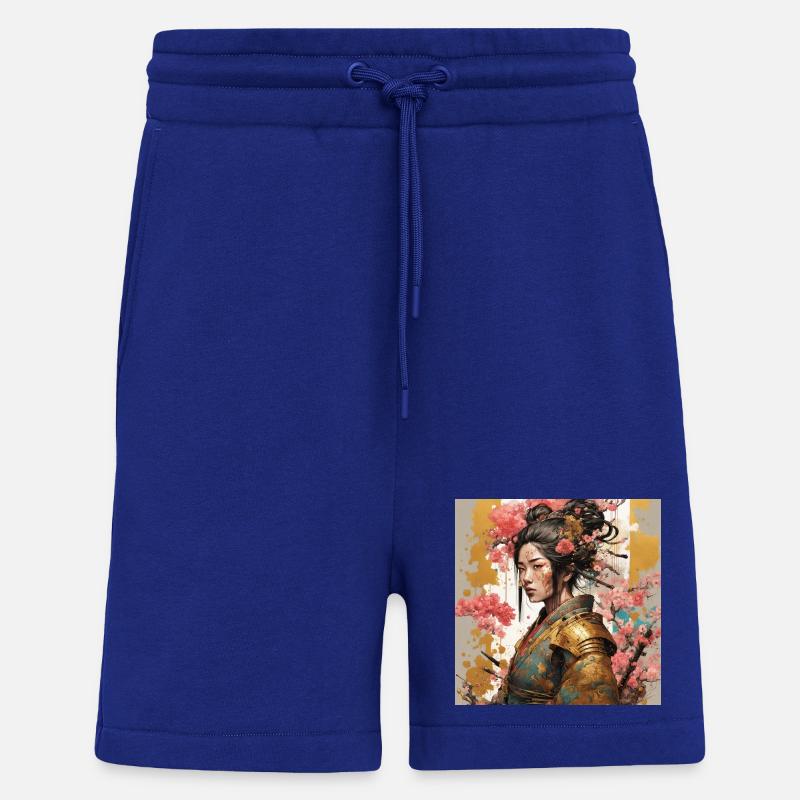 Blütenkriegerin in Goldrüstung - Shorts - made by SPREAD - Iconic Blue