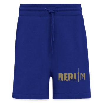 Berlin Skyline Design Silhouette TV Tower - Shorts - made by SPREAD - Iconic Blue - Front