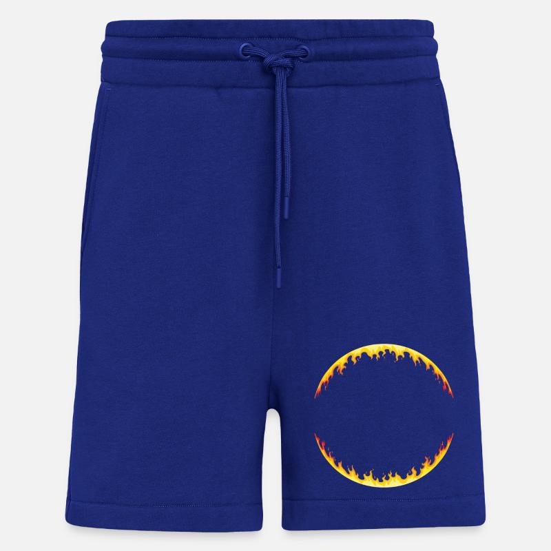 Fire circle | circle on fire - Shorts - made by SPREAD - Iconic Blue