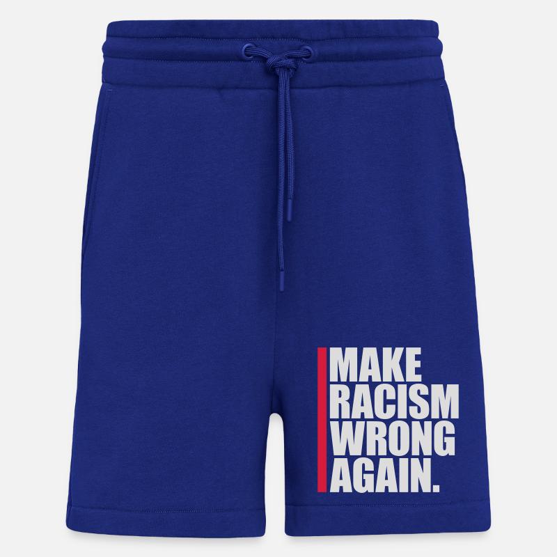 make racism wrong again - Shorts - made by SPREAD - Iconic Blue