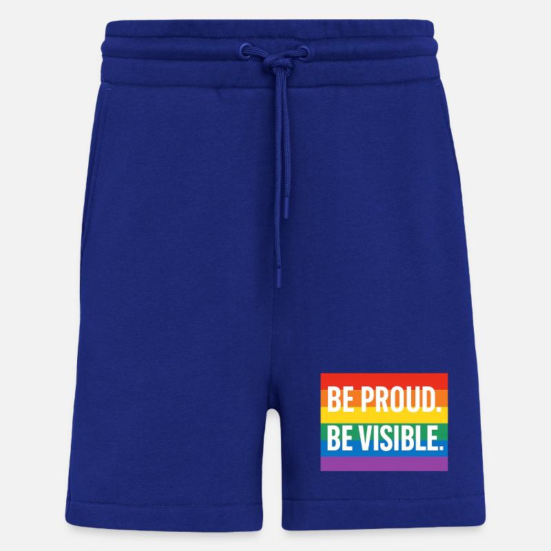Rainbow Pride Statement Design - Shorts - made by SPREAD - Iconic Blue
