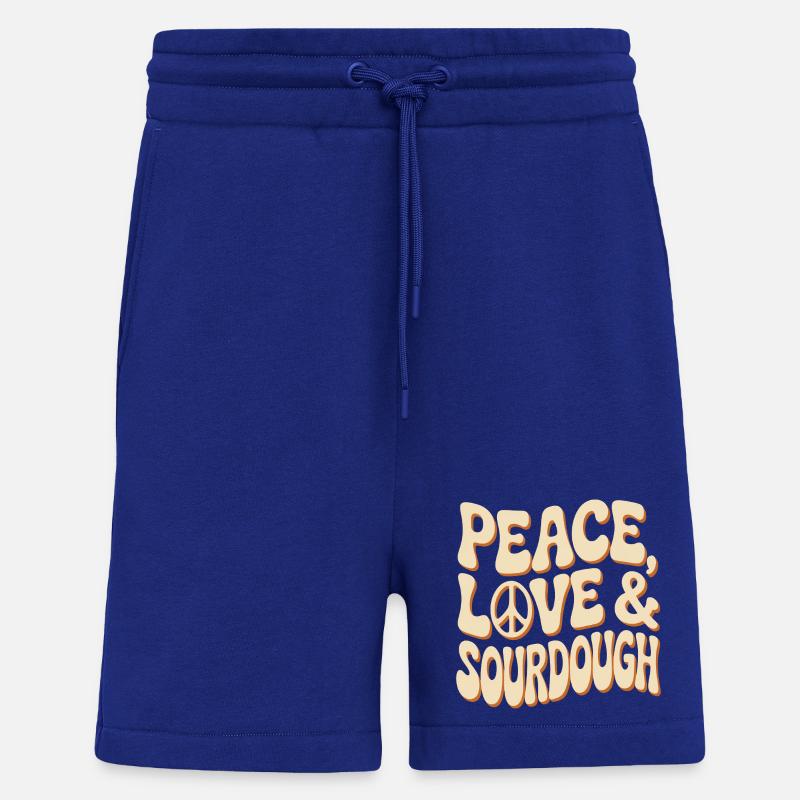 Friedensliebe Sauerteig-Tee - Shorts - made by SPREAD - Iconic Blue