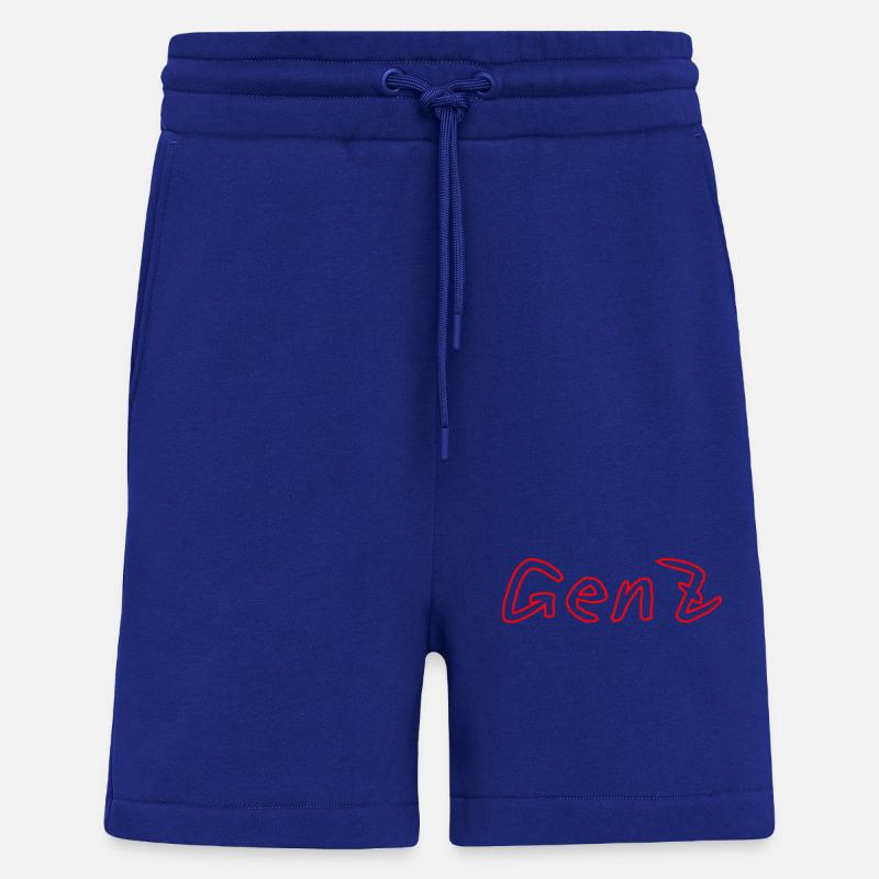 GenZ Graffiti Rot - Shorts - made by SPREAD - Iconic Blue