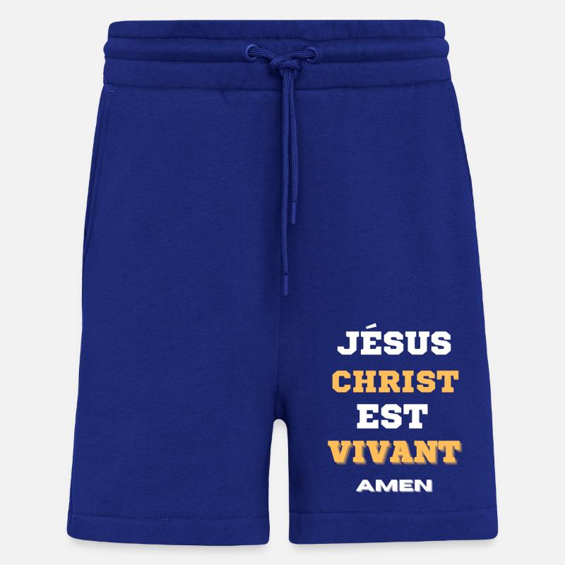 JESUS LEBT - Shorts - made by SPREAD - Iconic Blue