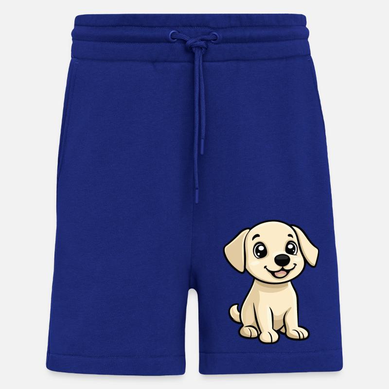 Labrador Dog Comic Cute - Shorts - made by SPREAD - Iconic Blue