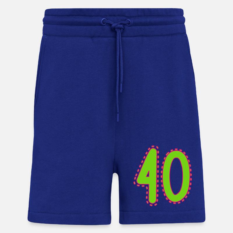40. 40 ANS. 40e ANNIVERSAIRE - Short bio décontracté fabriqué en UE - Iconic Blue