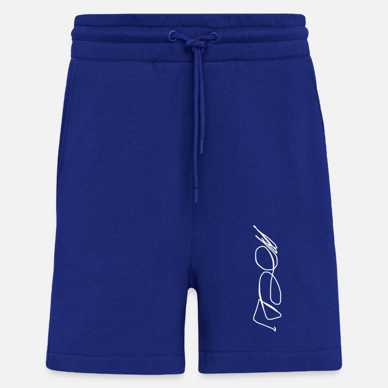 Weisse Abstraktheit - Shorts - made by SPREAD - Iconic Blue
