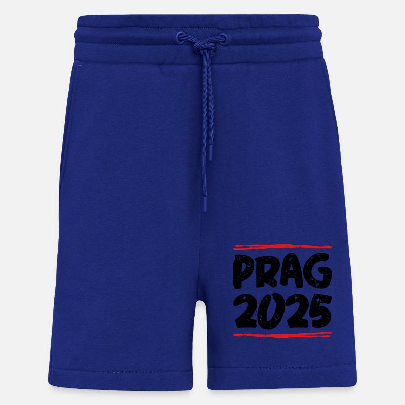 Prag 2025 Spruch - Shorts - made by SPREAD - Iconic Blue