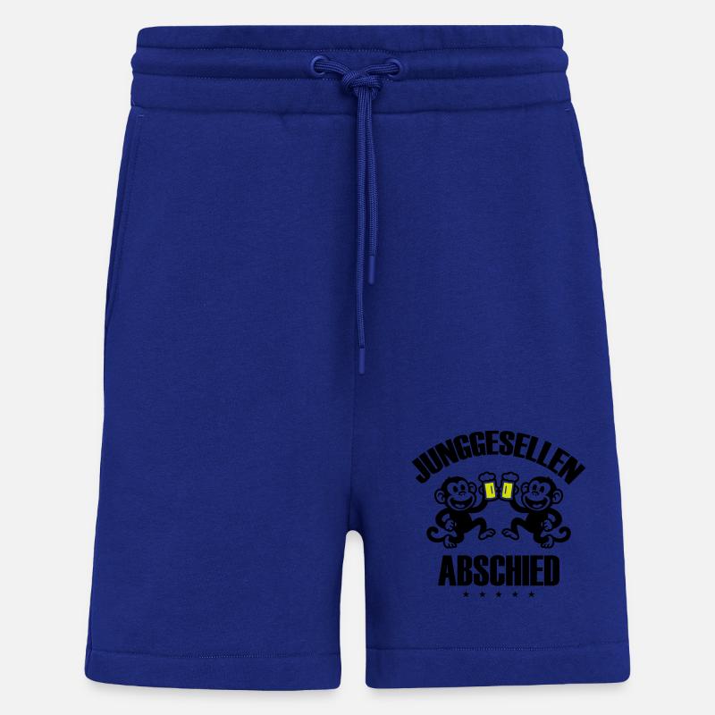 Junggesellenabschied Party Affen - Shorts - made by SPREAD - Iconic Blue