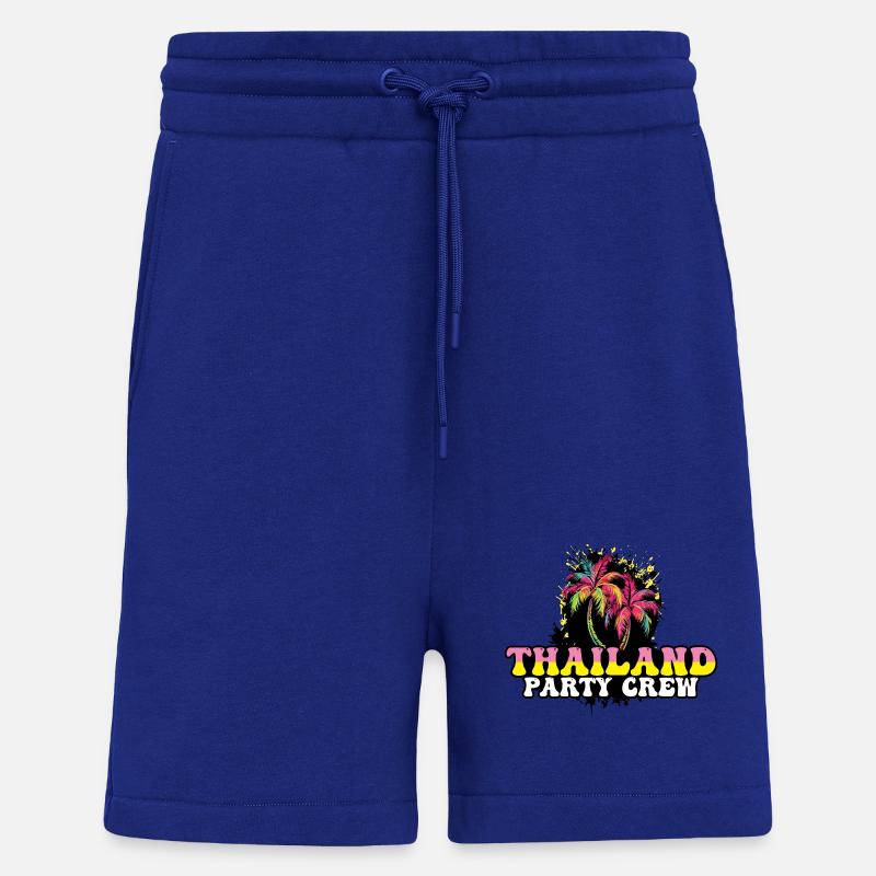 Thaïlande Party Crew Vacances - Short bio décontracté fabriqué en UE - Iconic Blue