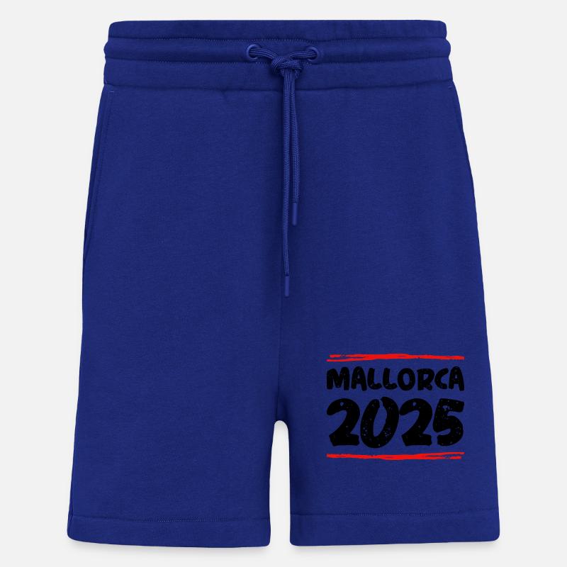 Majorque 2025 Spruch - Short bio décontracté fabriqué en UE - Iconic Blue