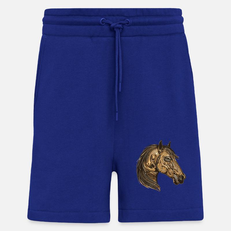 Pferd Porträt - Shorts - made by SPREAD - Iconic Blue