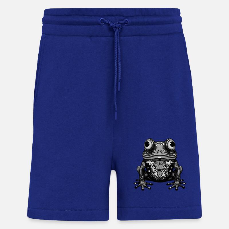 Frog Portrait - Shorts - made by SPREAD - Iconic Blue