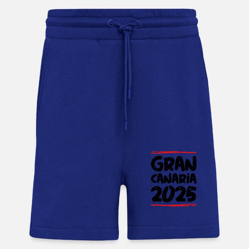 Dicton de Gran Canaria 2025 - Short bio décontracté fabriqué en UE - Iconic Blue
