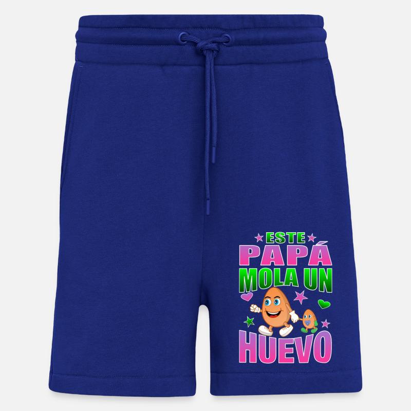 This dad rocks an egg - Shorts - made by SPREAD - Iconic Blue