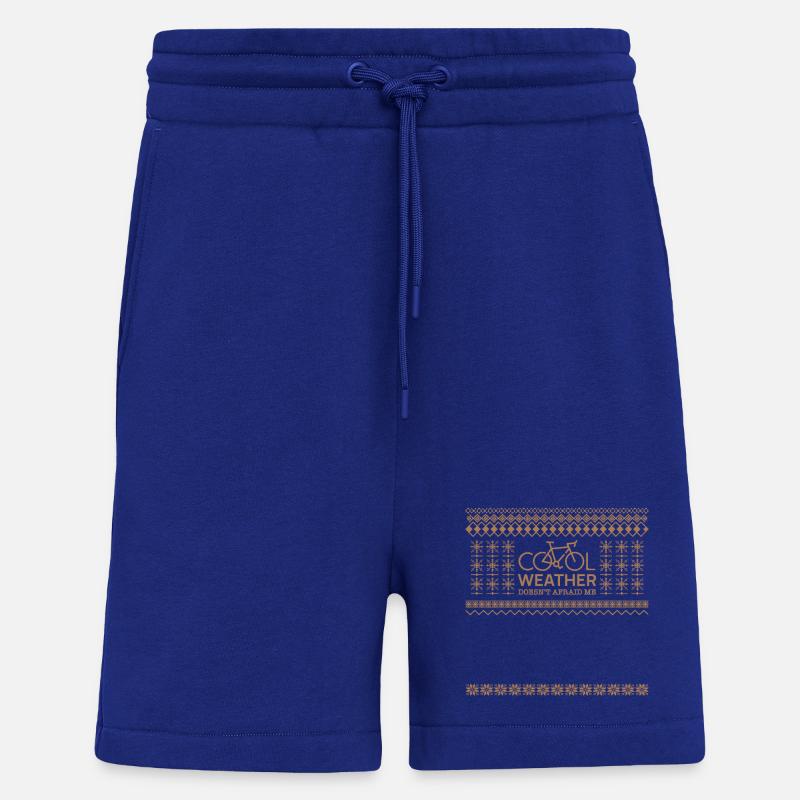 Jacquard Pattern Cycling for Winter - Shorts - made by SPREAD - Iconic Blue
